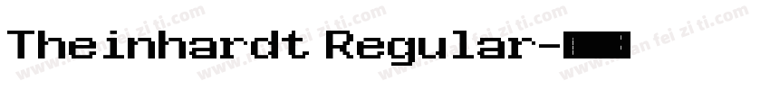 Theinhardt Regular字体转换